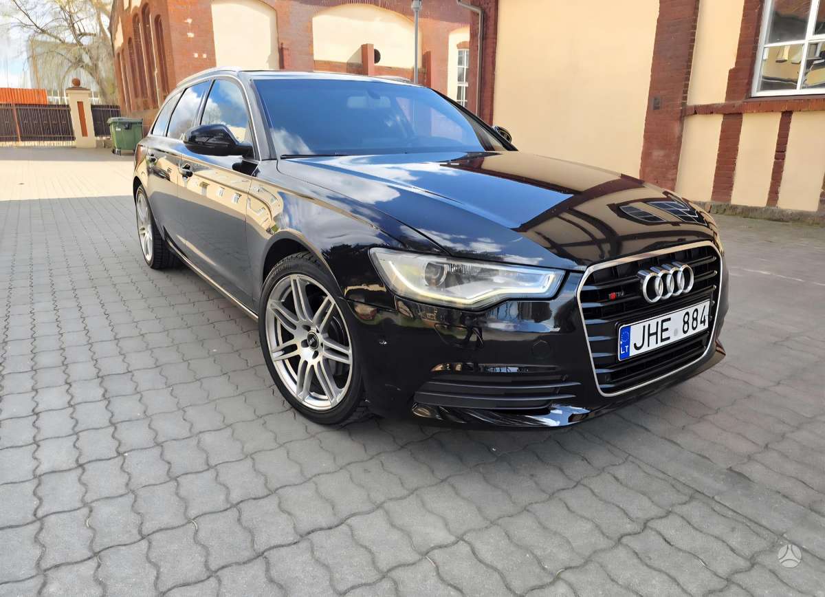 Audi A6 2013 — rear view