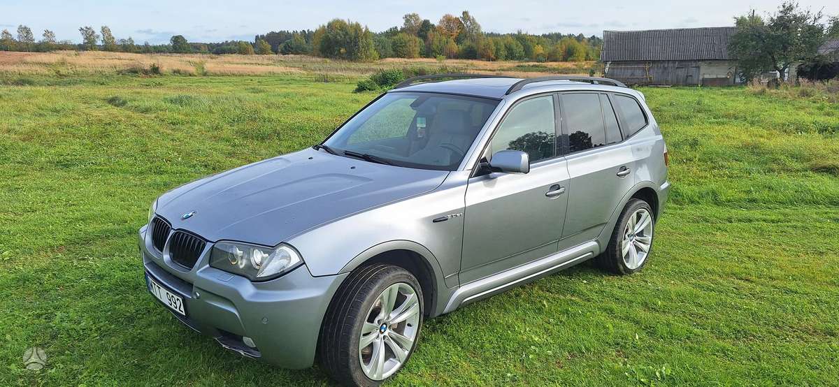 BMW X3 2008 — rear view