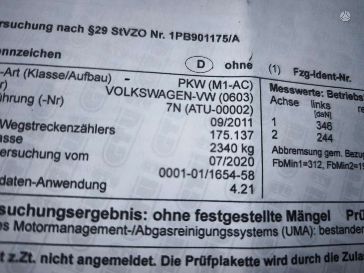Volkswagen Sharan 2011 — photo 19