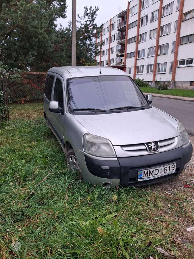 Peugeot Partner 2004 — rear view