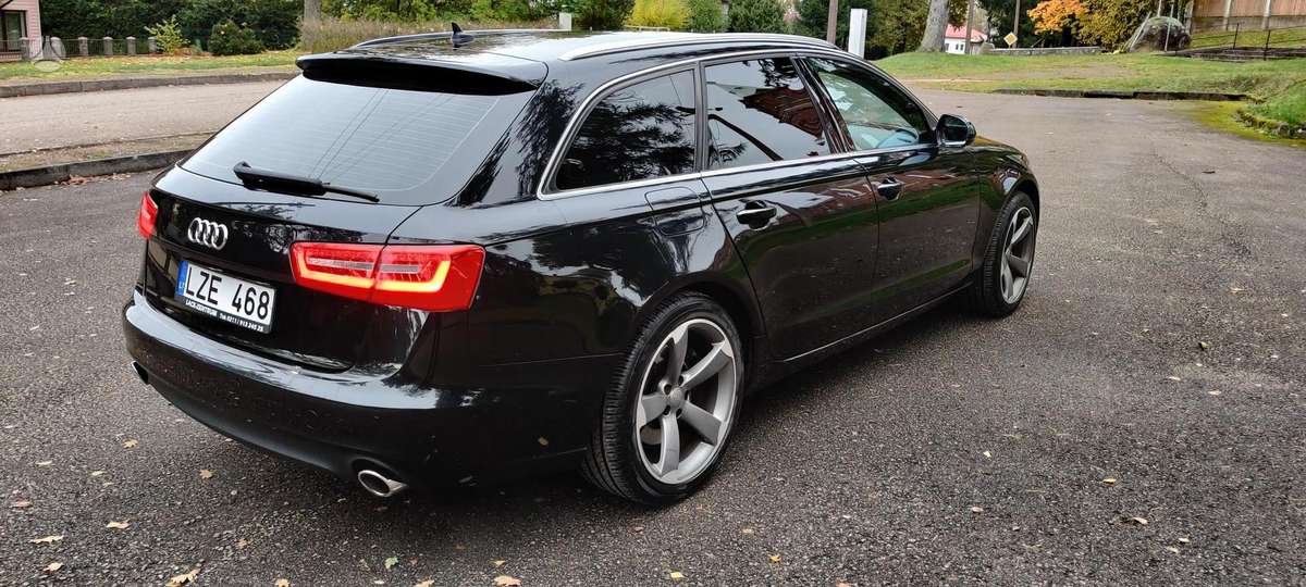 Audi A6 2012 — rear view