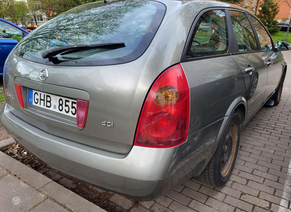 Nissan Primera 2005 — engine 1870 cm³, 120 HP (88kW)