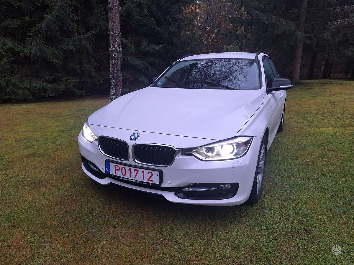BMW 316 2013 — rear view