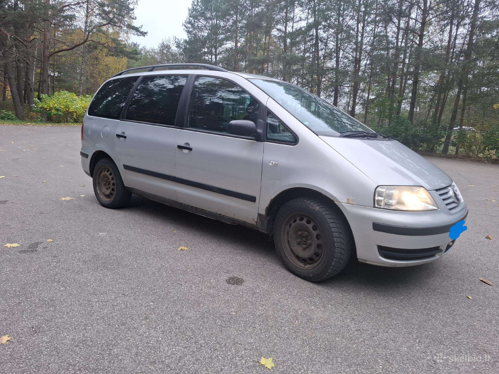 Volkswagen Sharan 2004 — engine 1900 cm³, 131 HP (96kW)