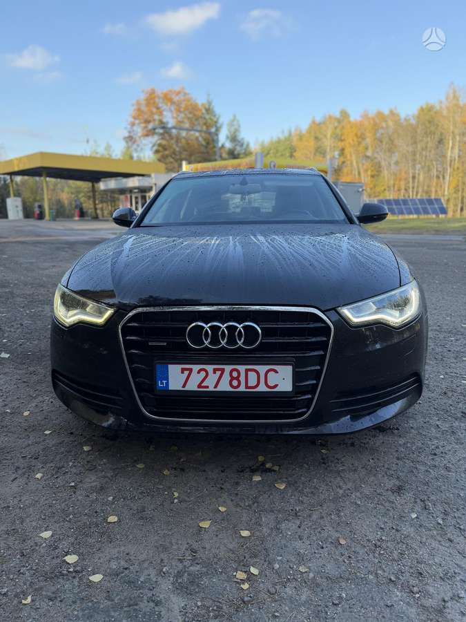 Audi A6 2012 — rear view