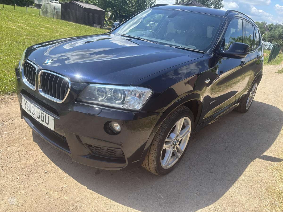 BMW X3 2013 — rear view