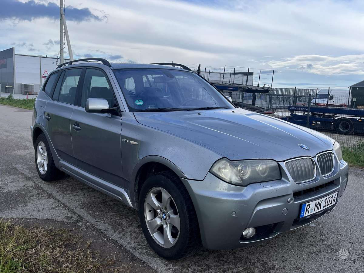 BMW X3 2007 — вигляд ззаду
