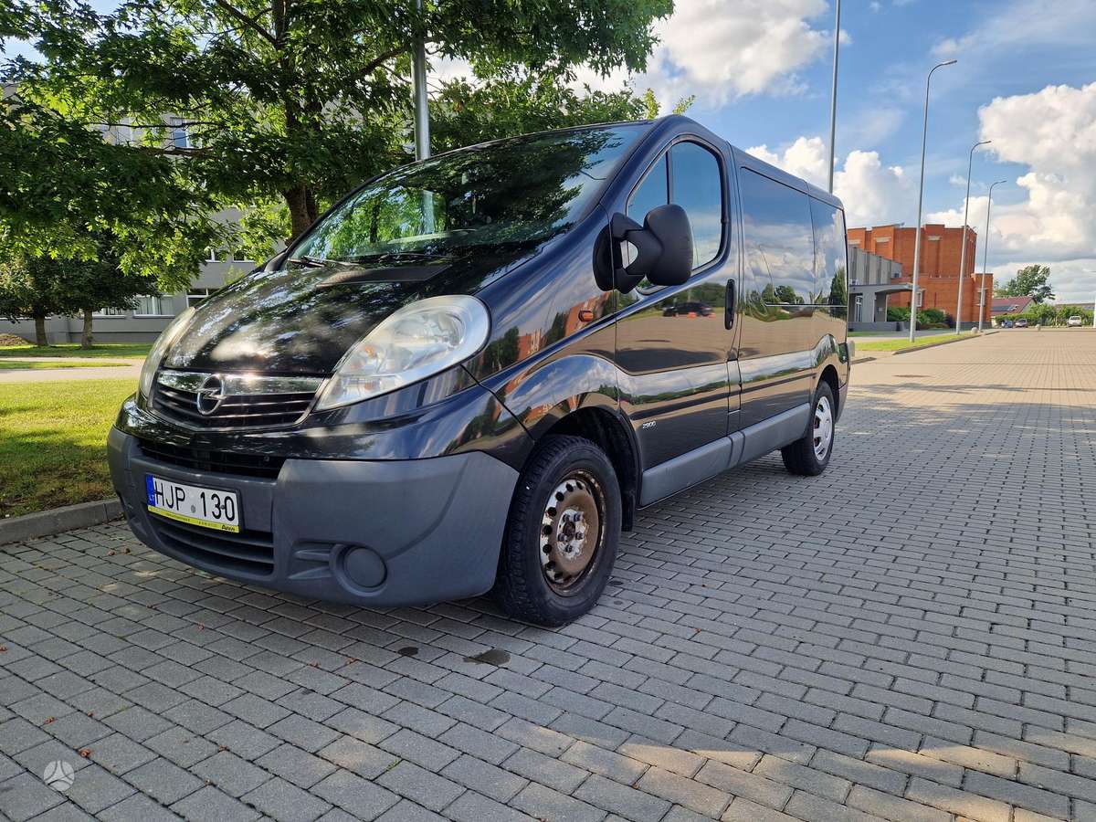 Opel Vivaro 2008 — rear view