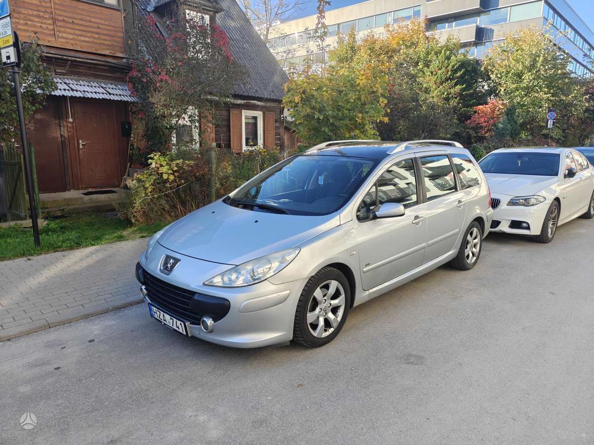 Peugeot 307 2006 — rear view