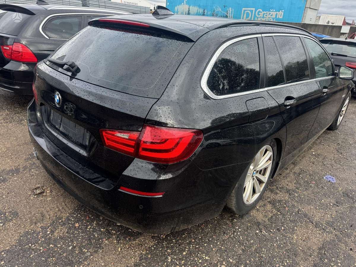 BMW 520 2013 — вигляд ззаду