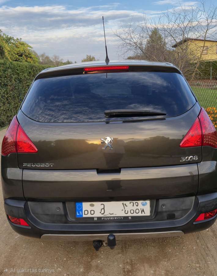 Peugeot 3008 2010 — салон