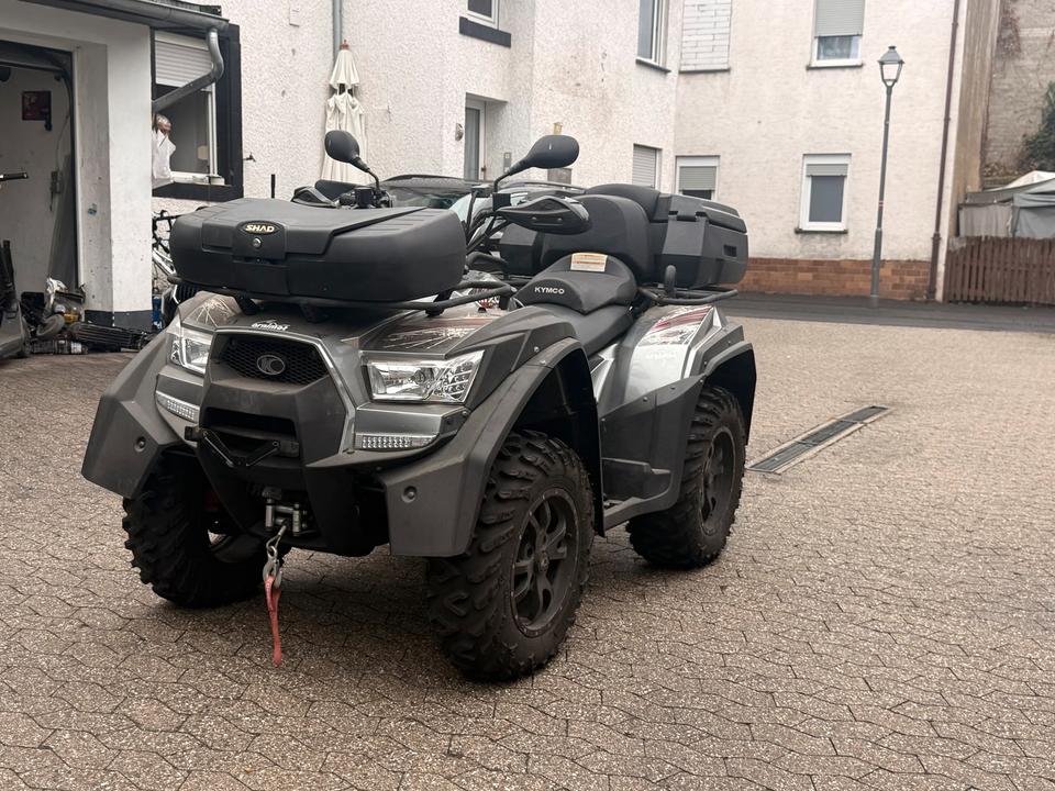 Kymco Gelöscht • Kymco MXU 700i LOF 4x4 2014 — rear view