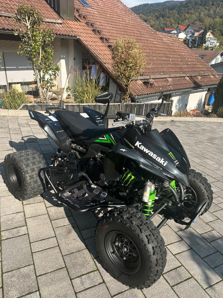 Kawasaki KFX 450r Monster Edition LOF Zulassung 2011 — rear view