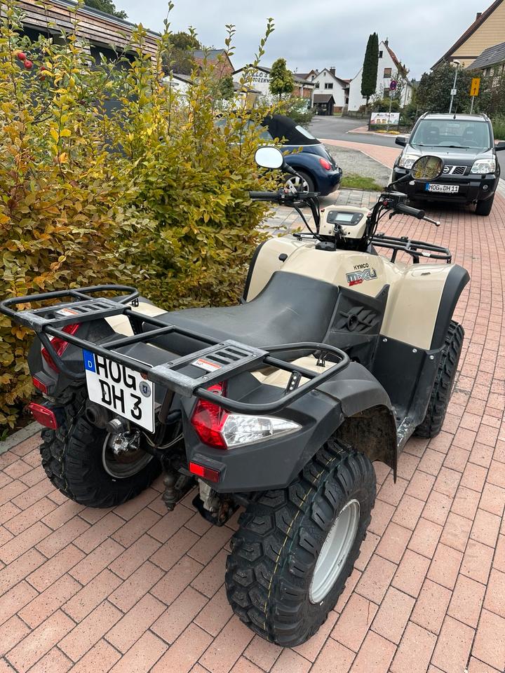 Kymco MXU 500 4x4 Quad, Bj. , 9000km, TÜV 08/28 2008 — rear view