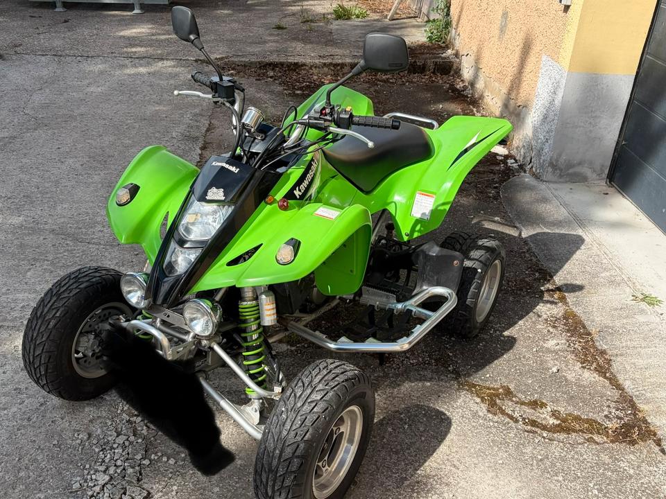 Kawasaki KFX 400 LOF Zulassung 40PS 8 fach bereift baugl. LTZ 400 2007 — rear view