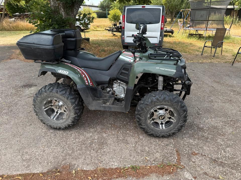 Weitere Motorräder Aeon Crossland 400 2014 — rear view