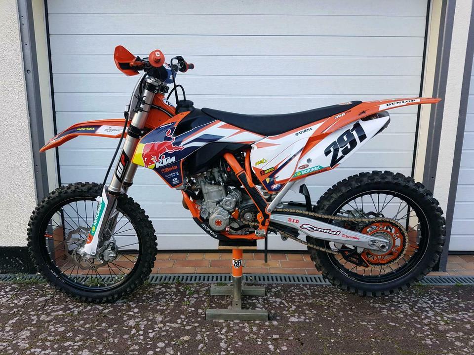 KTM SX-F 350 SXF *Top Zustand* Motocross Factory MX 2015 — вигляд ззаду