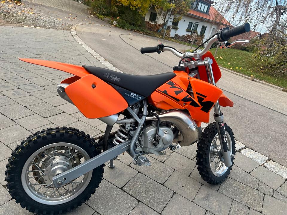 KTM 50 SX Pro Junior LC - Top Einsteiger-Motocross 2007 — engine 50 ccm