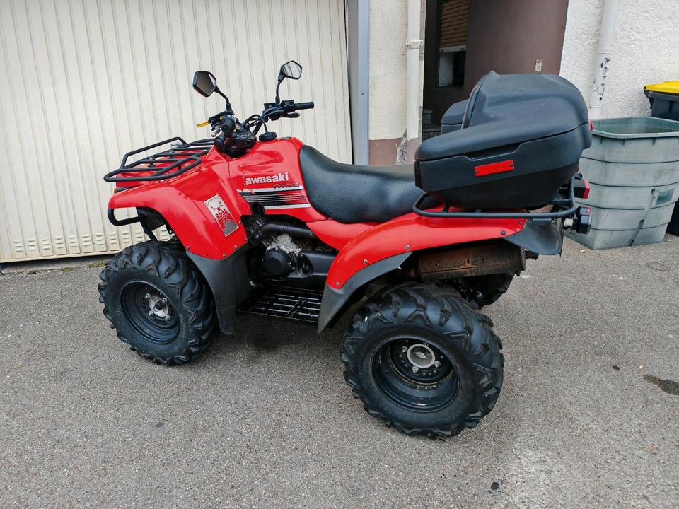 Kawasaki Quad kawasaki 4x4 mit LOF-Zulassung TÜV Neu 2008 — rear view