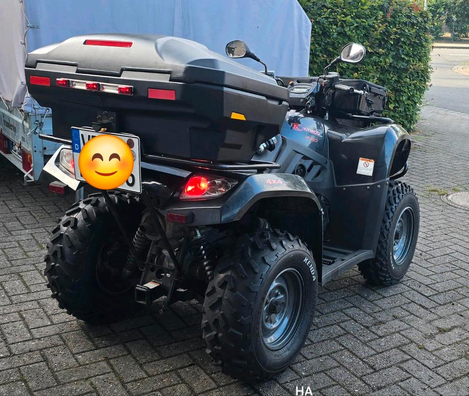 Kymco Quad ATV evt. Anhänger 2015 — вигляд ззаду