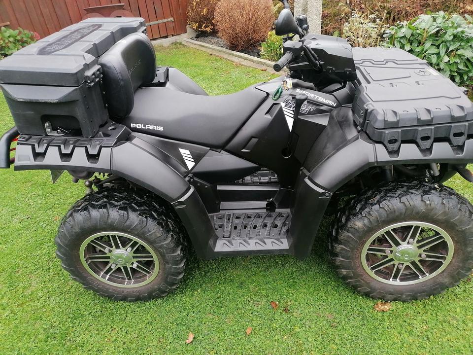  Polaris Sportsman 850 Forest XP EPS Quad 2013 — rear view