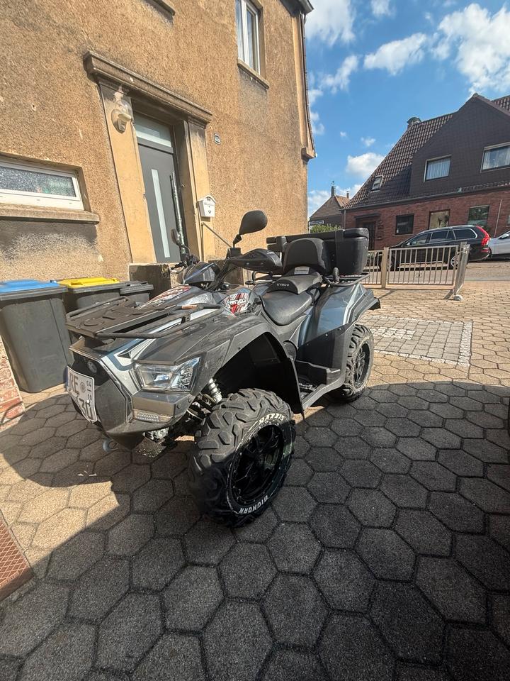 Kymco MXU 700i EPS LOF 2015 — rear view