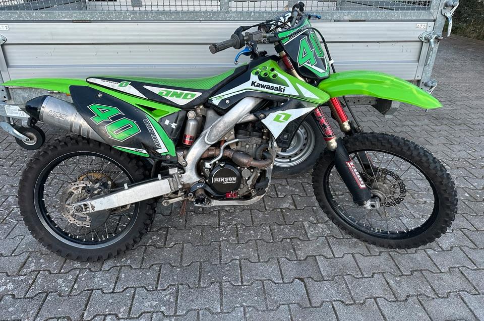 Kawasaki Kx250f (Cross/Motocross) 2009 — rear view