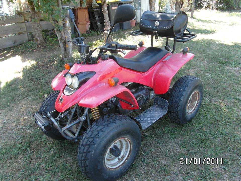 Weitere Motorräder Gelöscht • Rex Quad 50 ccm mit Straßenzulassung 1 Sitzer 2004 — вигляд ззаду