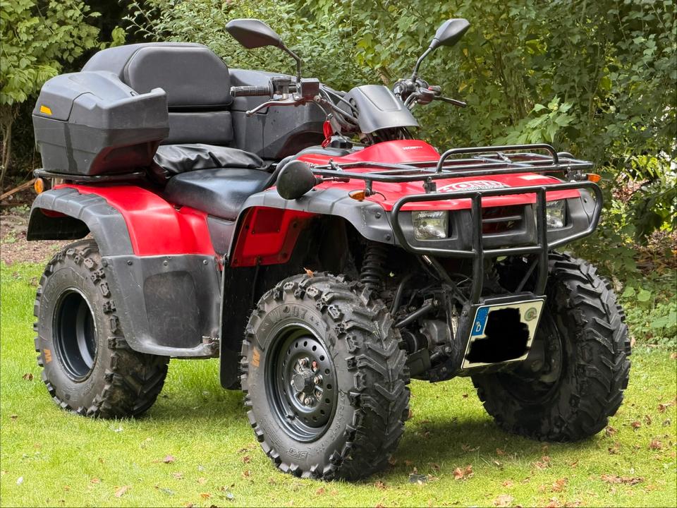 Honda Gelöscht • Honda Fourtrax Rancher 350 LOF TRX Quad ATV AHK 2004 — rear view