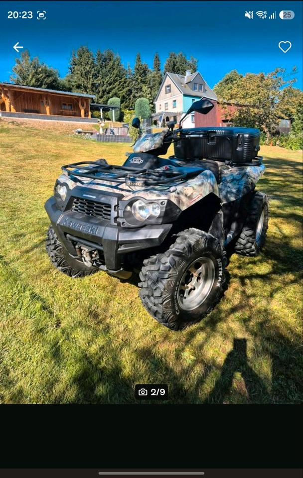 Kawasaki Brute Force 750i 2011 — interior