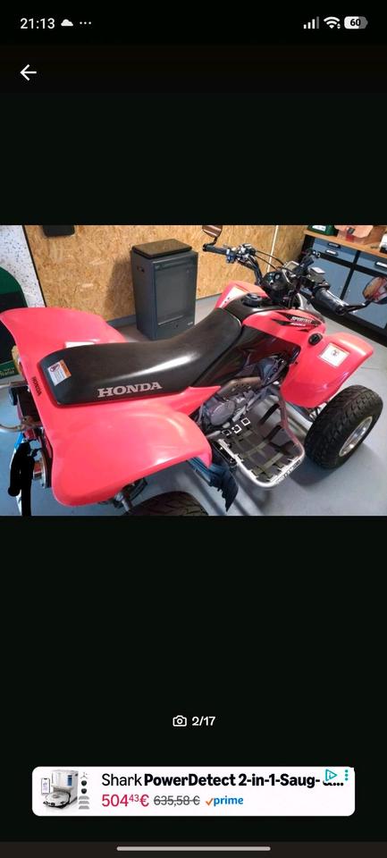 Honda TRX 400 ex Quad ATV LOF 2009 — rear view