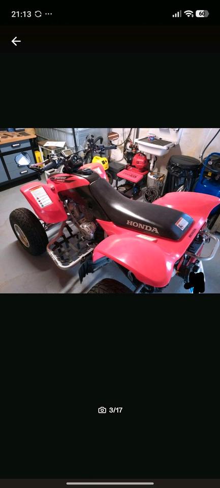 Honda TRX 400 ex Quad ATV LOF 2009 — interior