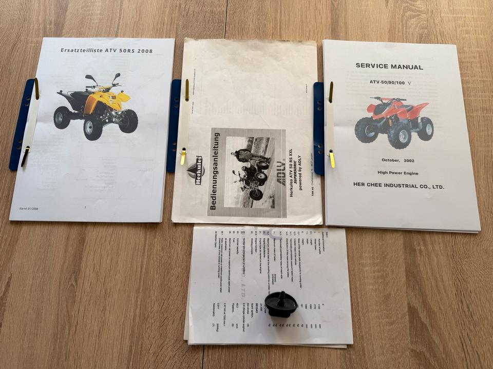 Weitere Motorräder Gelöscht • Quad von Herkules bzw Adly ATV 50 zu verkaufen 2005 — photo 9