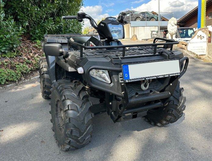 Weitere Motorräder Gelöscht • Polaris Sportsman 800 EFI H.O. **Schneeschild Gepäckbox** 2008 — авто для ЗСУ з Європи