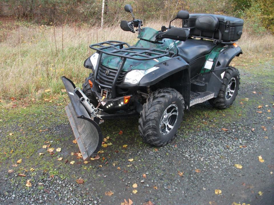  CFMOTO X6 625c ATV Quad mit Schiebeschild LOF Erstbesitzer 2010 — rear view