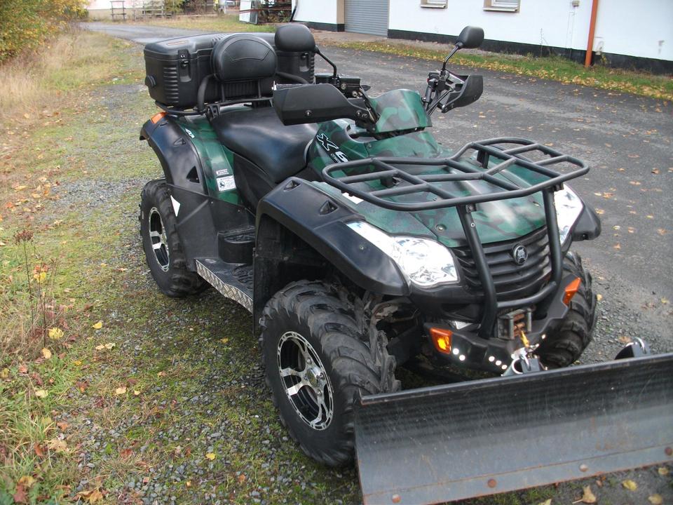  CFMOTO X6 625c ATV Quad mit Schiebeschild LOF Erstbesitzer 2010 — interior