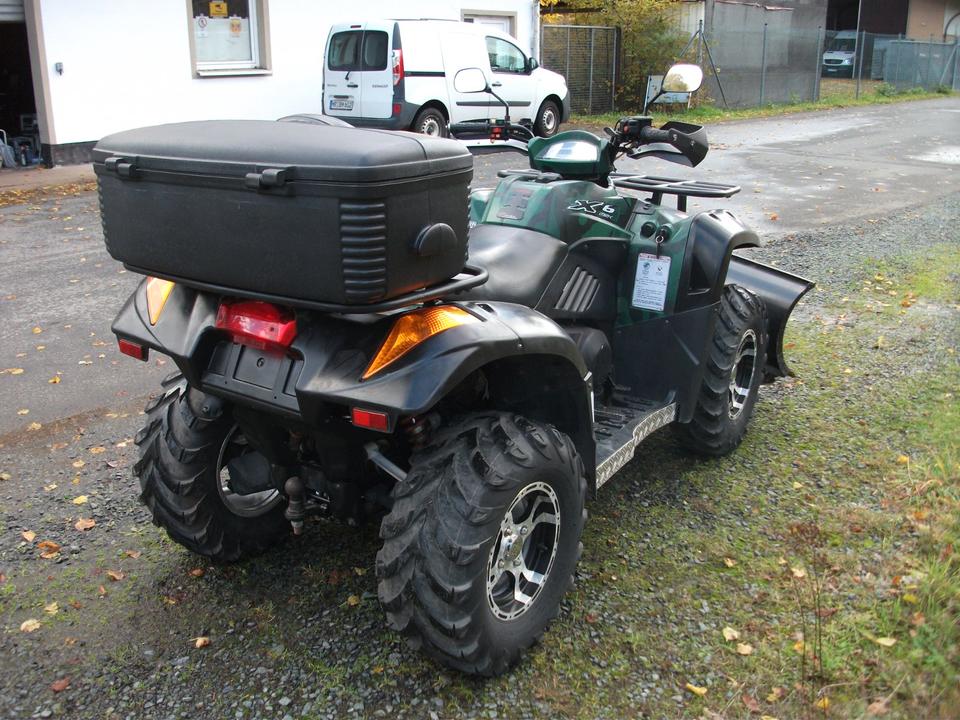  CFMOTO X6 625c ATV Quad mit Schiebeschild LOF Erstbesitzer 2010 — engine 594 ccm