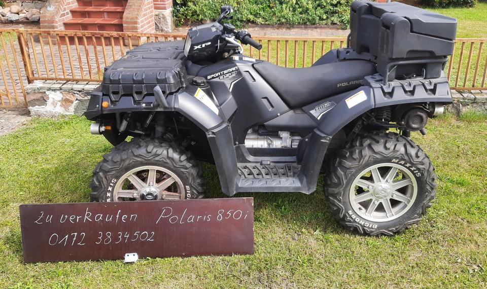  Polaris 850EFI Sportsman, LOF Zulassung 2012 — rear view