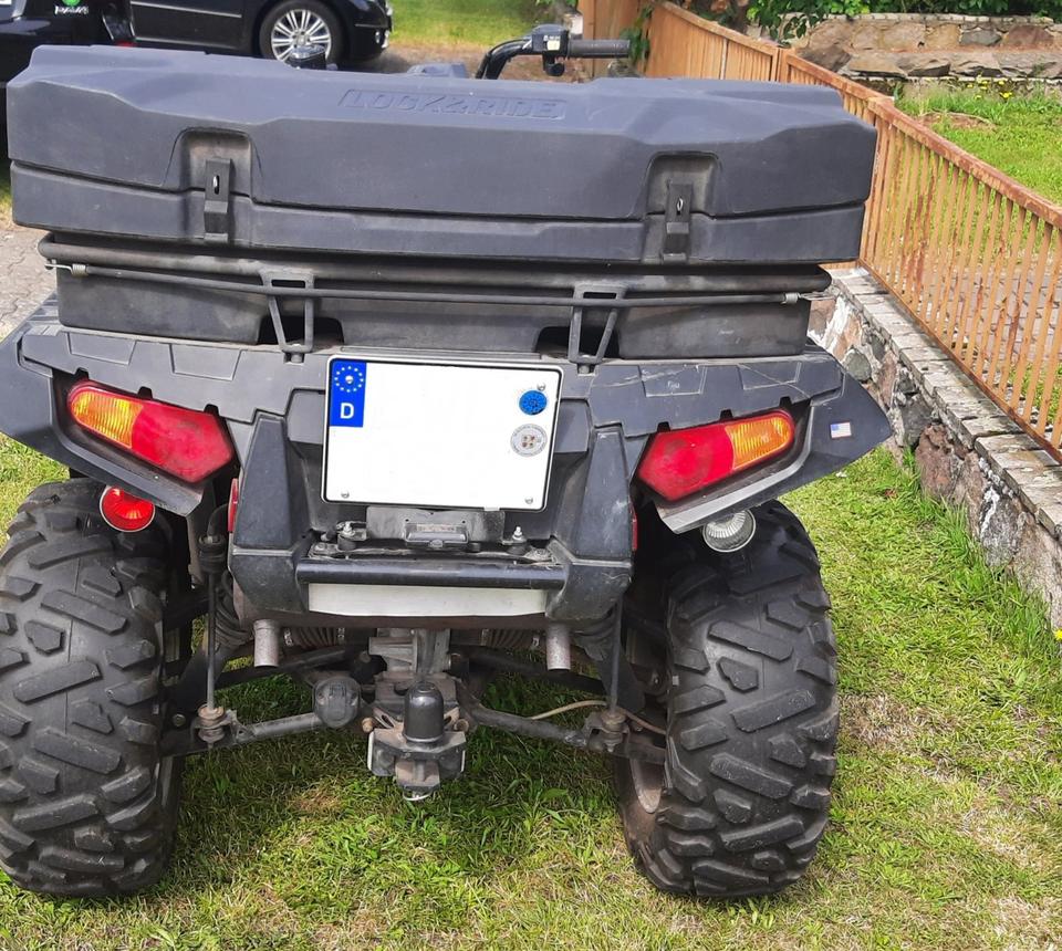  Polaris 850EFI Sportsman, LOF Zulassung 2012 — interior