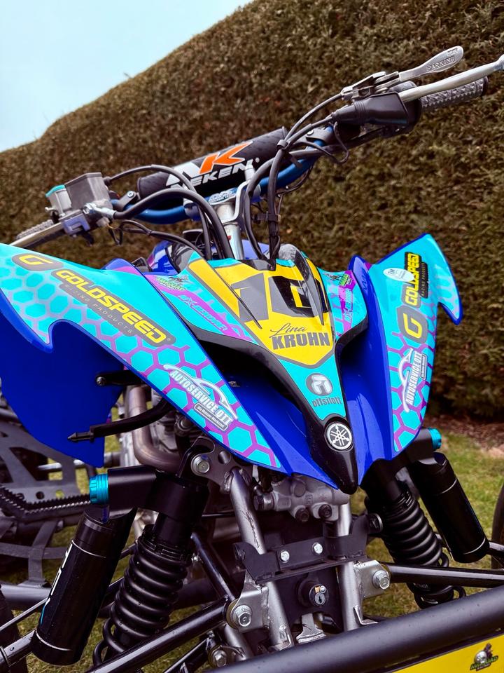 Yamaha YFM 250R Quad *Rennfertig* 2009 — rear view
