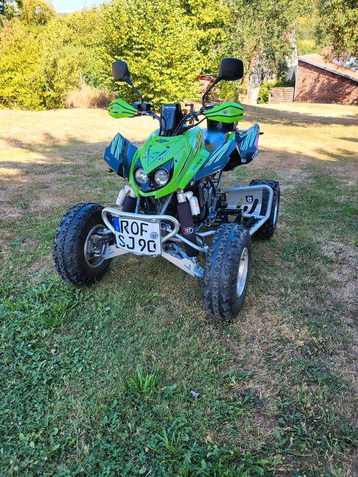  Quad Arctic Cat DVX 400 (wie LTZ 400, KFX 400) 2009 — вигляд ззаду