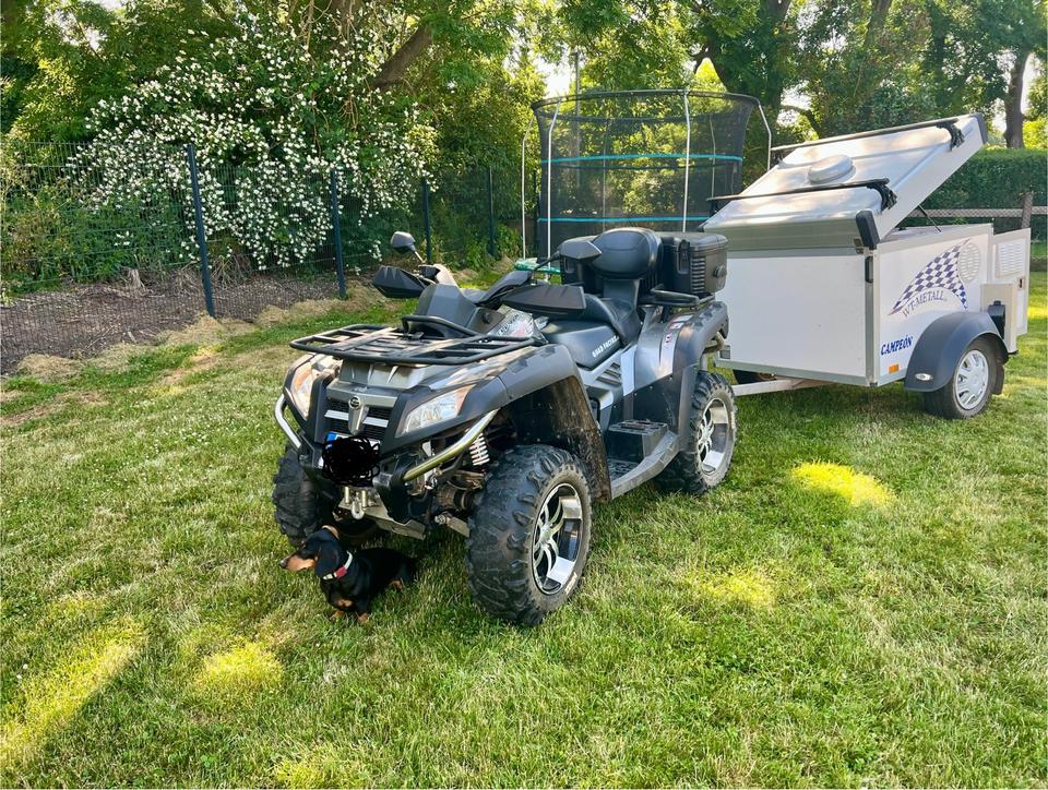  CF Moto Terralander 800 ATV mit Koffer, Seilwinde & AHK 2013 — rear view