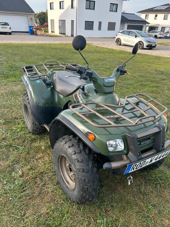 Kawasaki KVF 700 4x4 LOF, Räumschild + Seilwinde, TÜV 04/28 2004 — interior