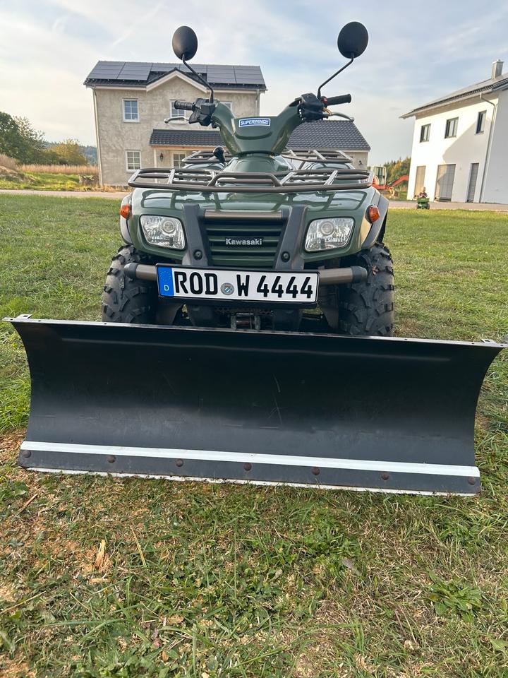 Kawasaki KVF 700 4x4 LOF, Räumschild + Seilwinde, TÜV 04/28 2004 — photo 5