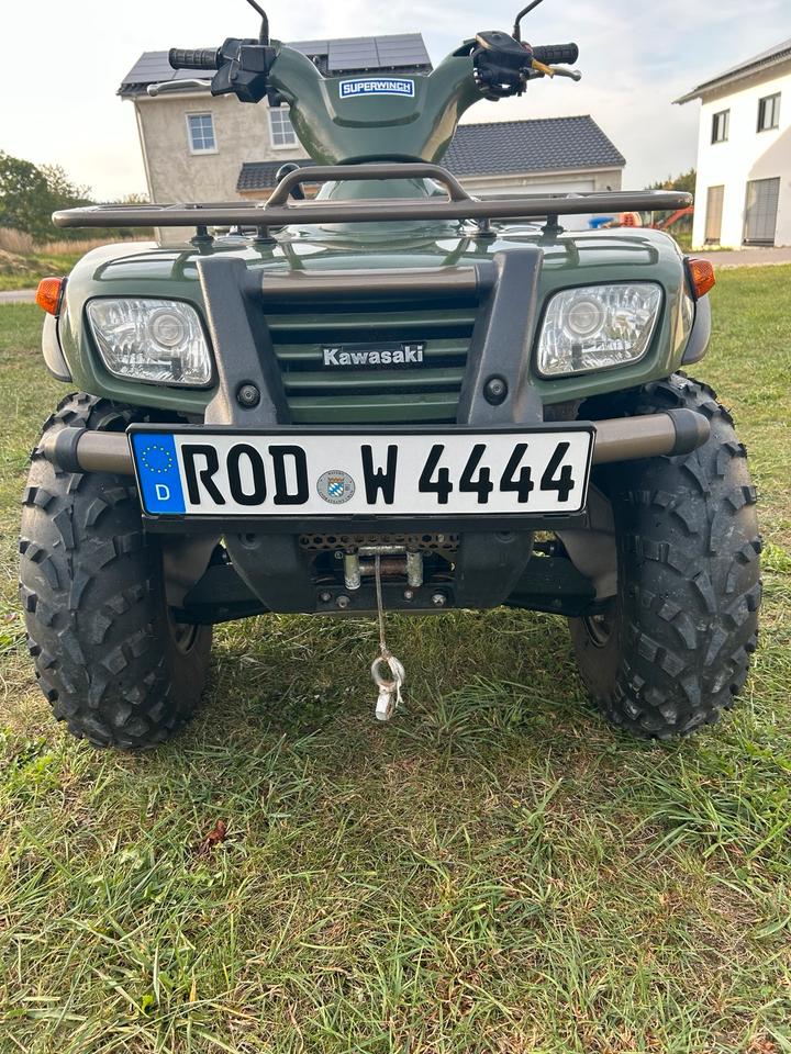 Kawasaki KVF 700 4x4 LOF, Räumschild + Seilwinde, TÜV 04/28 2004 — photo 6