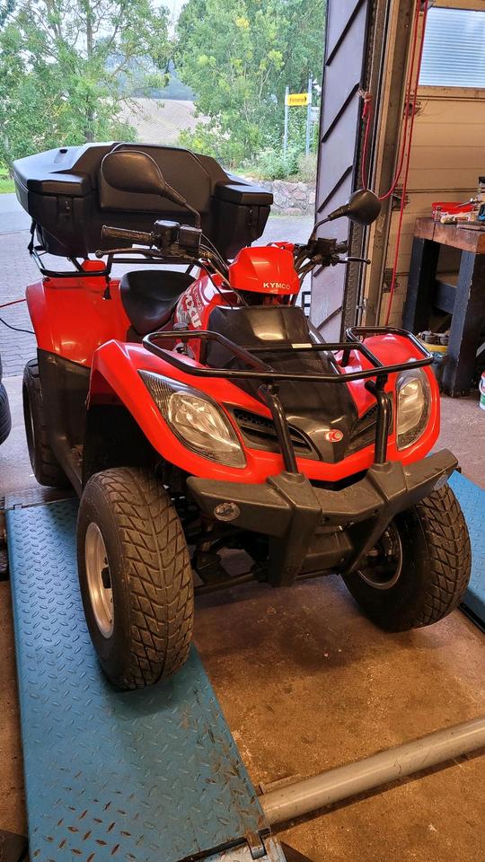 Kymco Gelöscht • Kymco MXU 250 Quad | | 4.900 km | AHK | Topcase 2009 — vehicle for AFU Ukraine