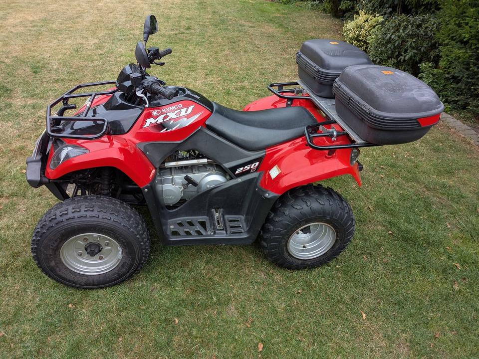 Kymco MXU 250 S Unfallfrei, mit Kardanantrieb und IXIL VA Auspuff 2008 — vehicle for AFU Ukraine