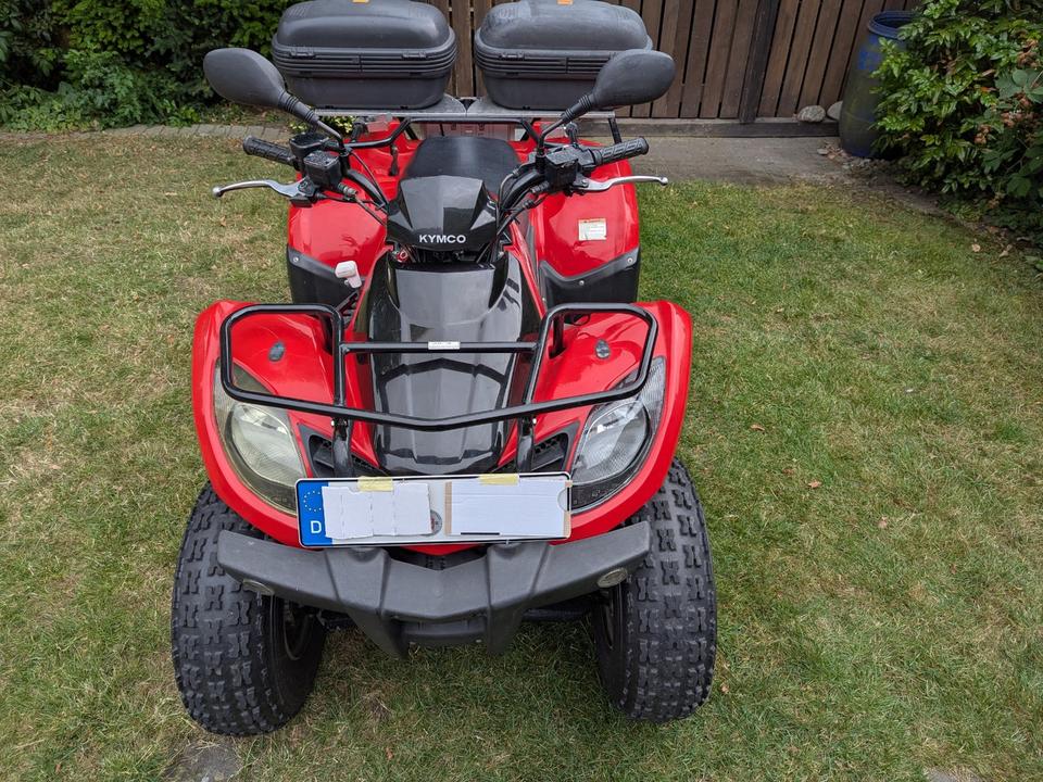 Kymco MXU 250 S Unfallfrei, mit Kardanantrieb und IXIL VA Auspuff 2008 — rear view