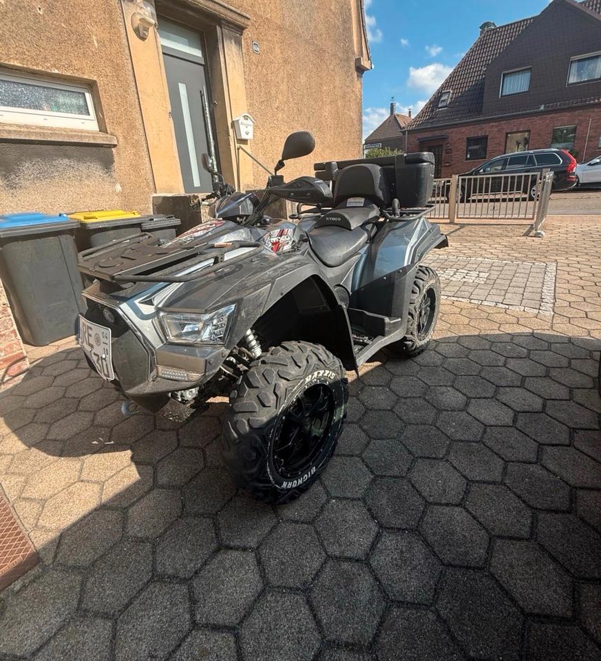 Kymco MXU 700i EPS LOF 2015 — rear view