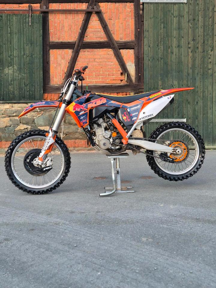 KTM Sxf 250 Motocross Cross Vollcross Enduro 250ccm 2012 — rear view